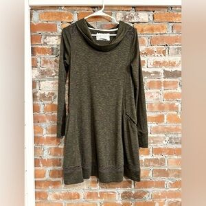 Anthropologie Saturday Sunday Cowl Neck Dress Size S